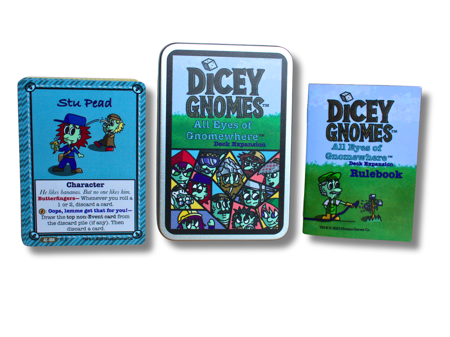 Dicey Gnomes™ – "All Eyes of Gnomewhere" Expansion Deck